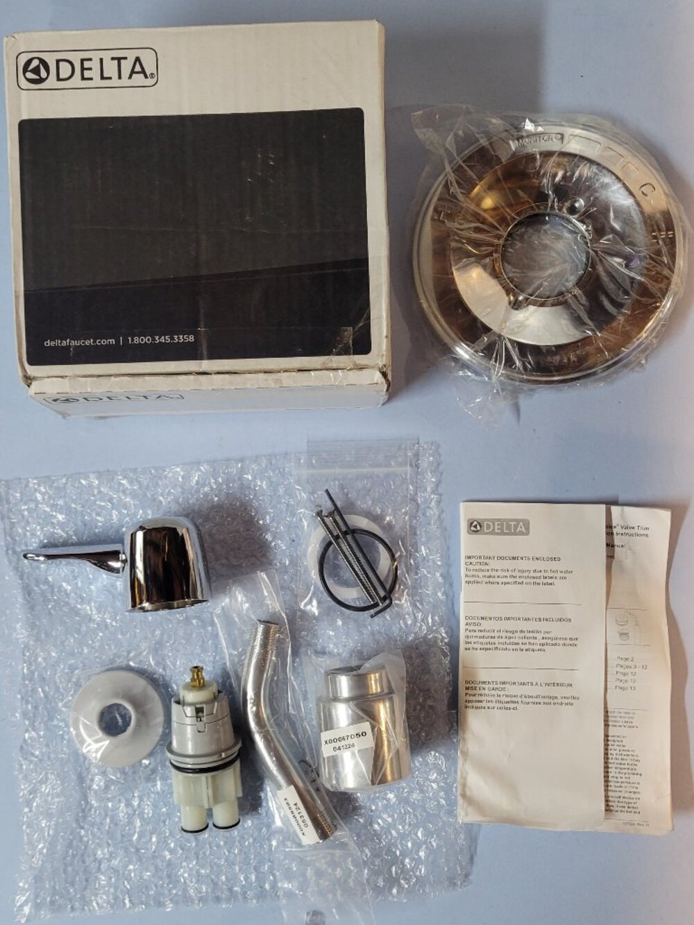 Delta T14238 Lahara Monitor 14 Single Function Shower Valve Trim - Chrome *READ*